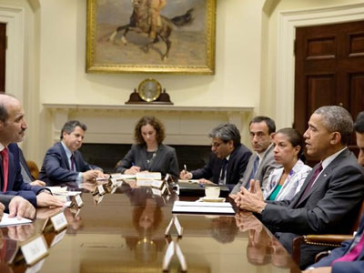 Συνάντηση Ομπάμα – συριακής αντιπολίτευσης